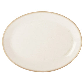 Seasons Oatmeal Oval Plate 30cm/12" 112131OA Pack Size 6 - JD Catering Equipment Solutions Ltd
