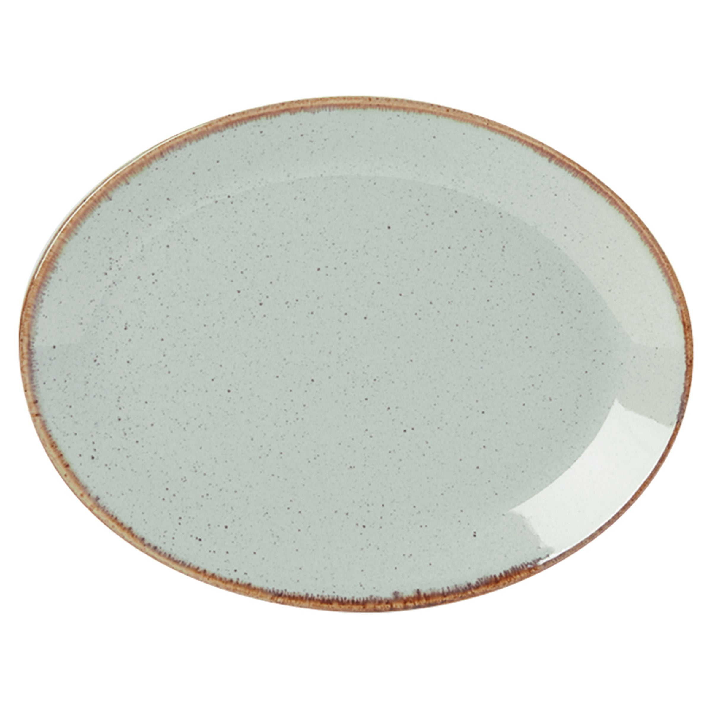Seasons Stone Oval Plate 30cm/12" 112131ST Pack Size  6