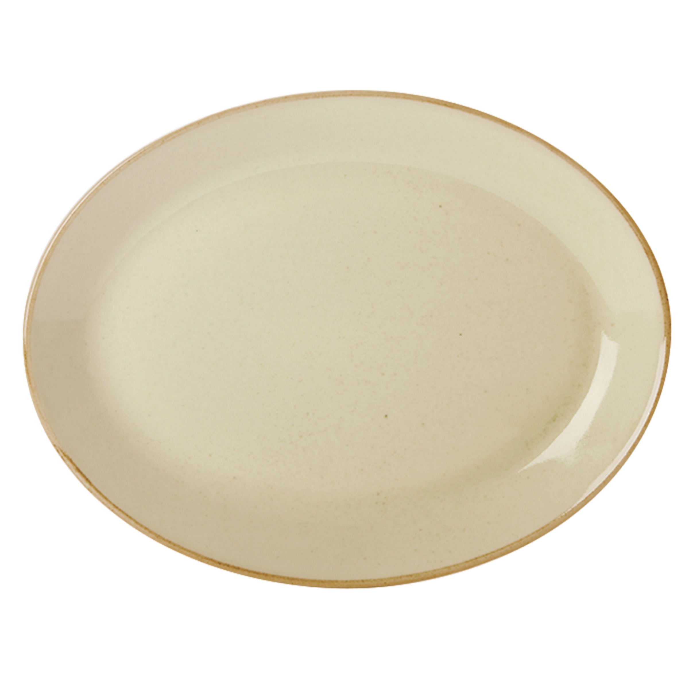 Seasons Wheat Oval Plate 30cm/12" 112131WH Pack Size  6