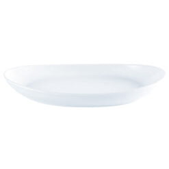 Pack Size 6 - Porcelite Oval Bistro Platter 23cm/9" - 115523