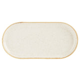 Seasons Oatmeal Narrow Oval Plate 30cm 118130OA Pack Size 6 - JD Catering Equipment Solutions Ltd