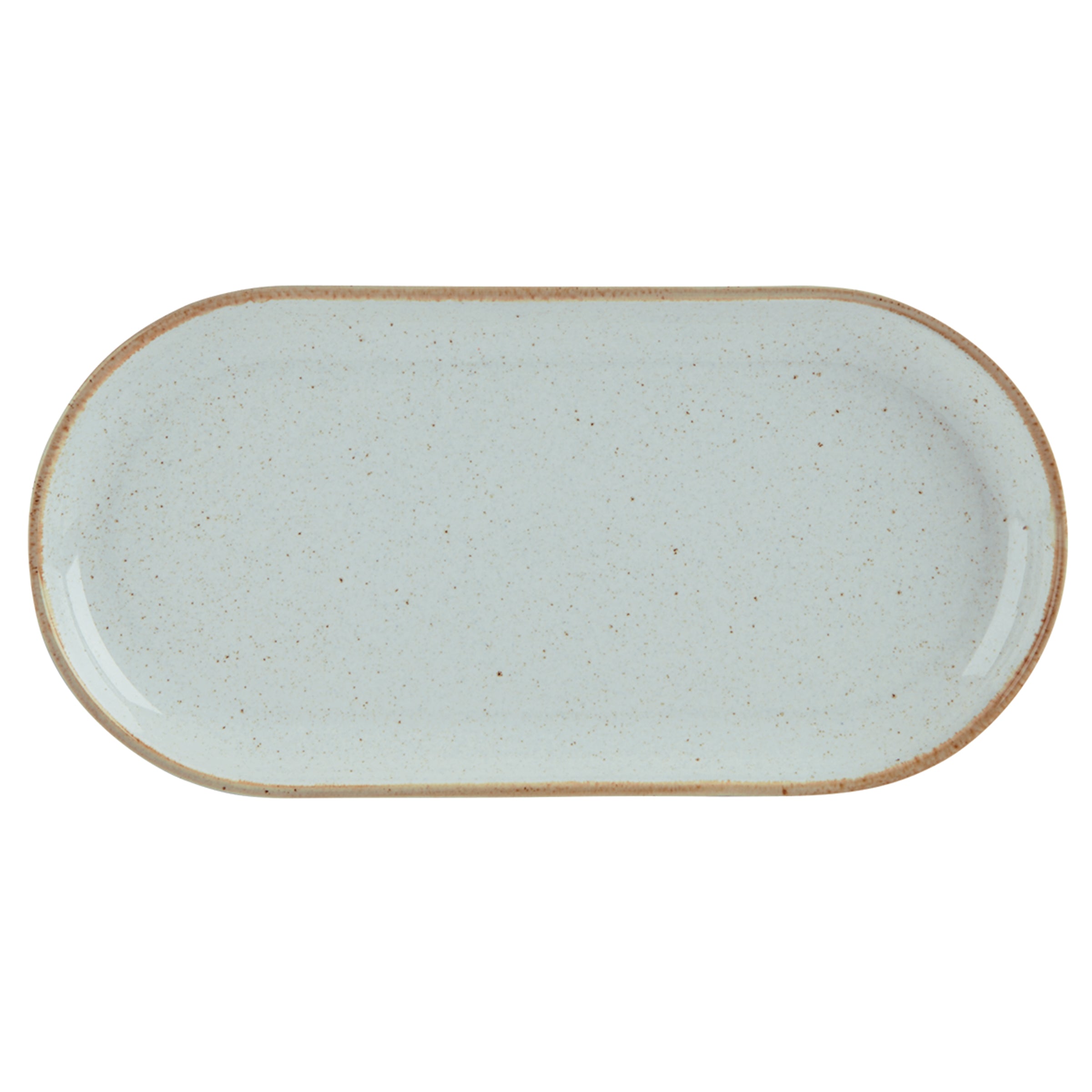 Seasons Stone Narrow Oval Plate 30cm 118130ST Pack Size  6