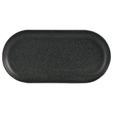Seasons Graphite Narrow Oval Plate 32x20cm/12.5x8" 118132GR Pack Size 6 - JD Catering Equipment Solutions Ltd