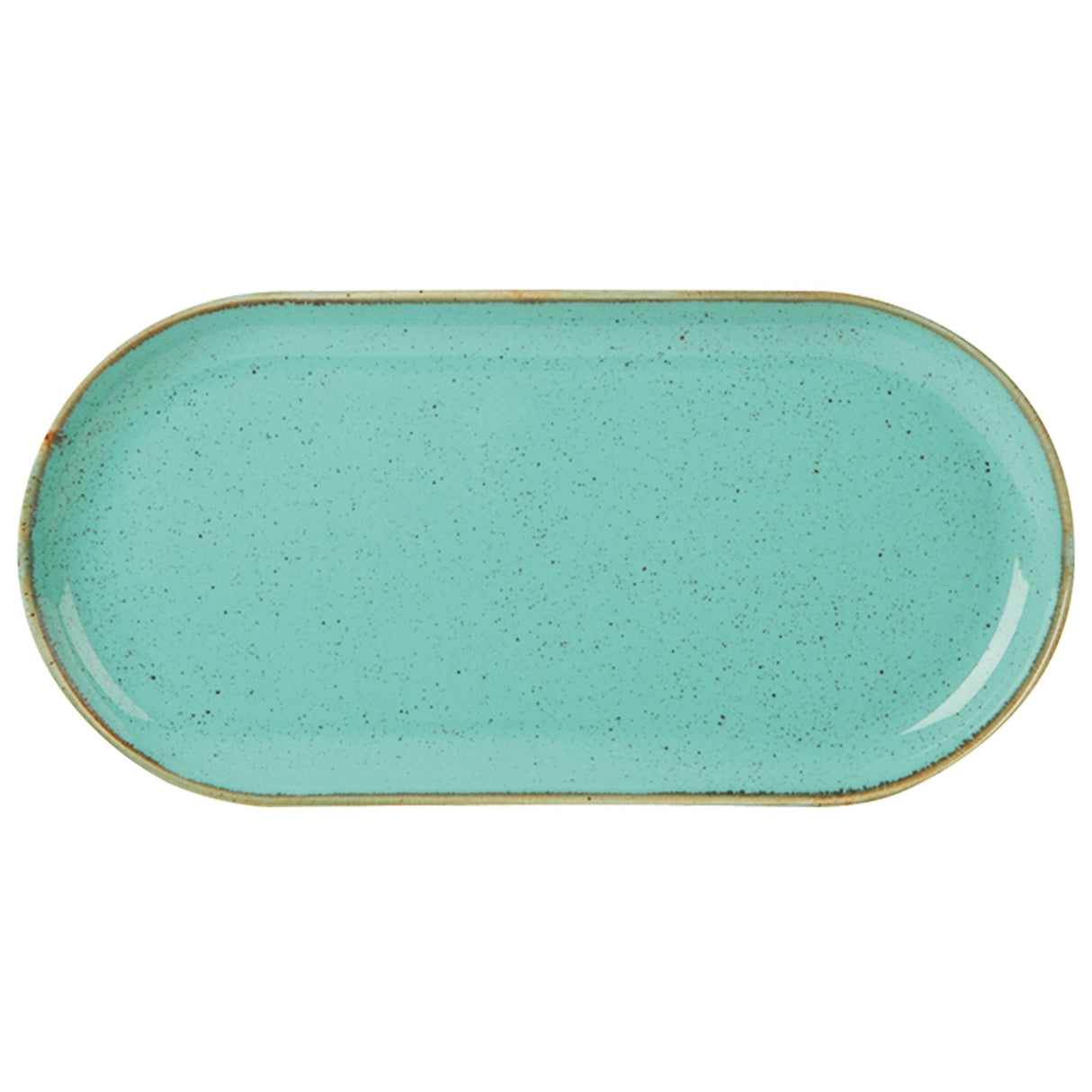 Seasons Sea Spray Narrow Oval Plate 32x20cm/12.5x8" 118132SS Pack Size  6