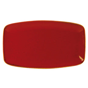 Seasons Magma Rectangular Plate 31x18cm 118331MA Pack Size 6 - JD Catering Equipment Solutions Ltd