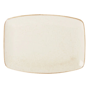 Seasons Oatmeal Rectangular Plate 32cm 118432OA Pack Size 6 - JD Catering Equipment Solutions Ltd