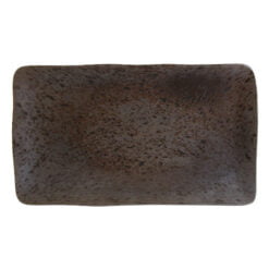 Pack Size 6 - Rustico Stoneware  Ironstone Rectangular Plate 28cm/11" - 11DC28IR