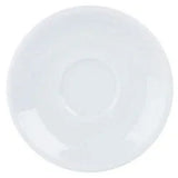 Pack Size 6 - Porcelite Espresso Saucer 12cm/4.5" - 122112 - JD Catering Equipments Ltd