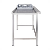 Classeq Tabling for left-hand side entry of machine. T11ENL - 1100mm