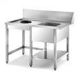 Sammic Pre-wash table left without sorting MPI-1200 L (1200 x 750 x 850 mm)