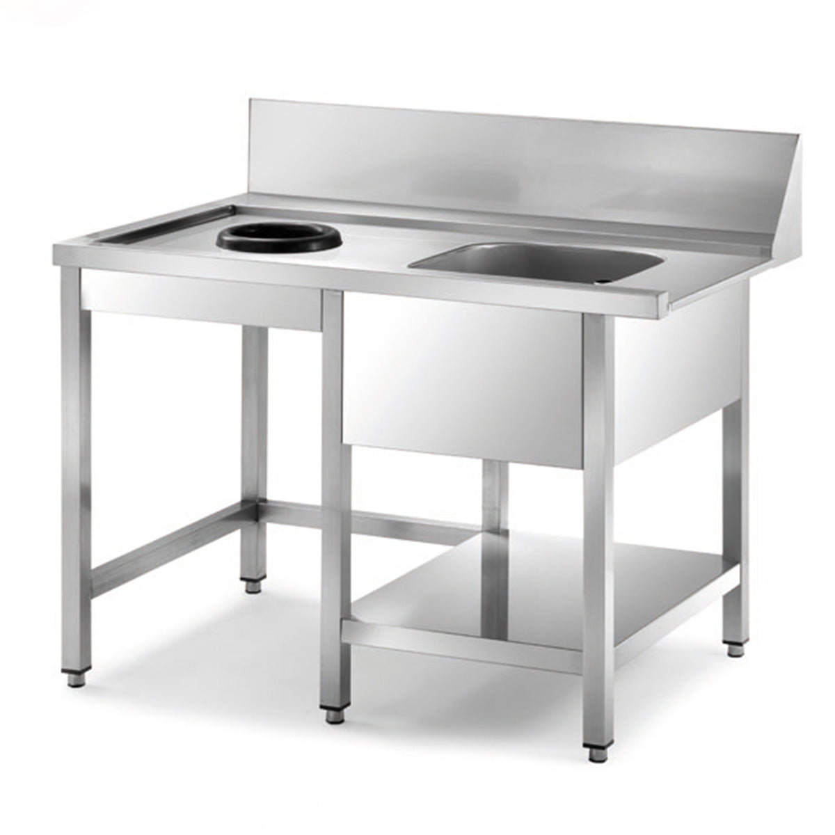 Sammic Pre-wash table left MPI-1200 for AX/UX/SRC (1200 x 750 x 850 mm)
