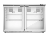 Foster 2 Glass Door 360Ltr Under Counter Fridge with Light HR360G 13-251