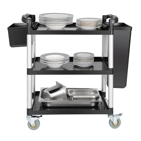 CF101 Vogue Polypropylene Mobile Trolley Small - JD Catering Equipment Solutions Ltd