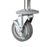 F996 Vogue Stainless Steel 2 Tier Clearing Trolley Small