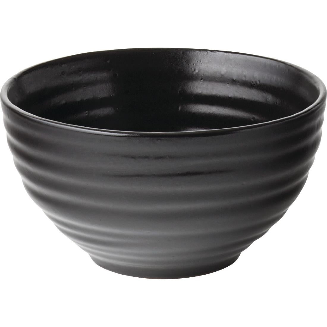 GM046 Utopia Tribeca Rice Bowl Ebony 100mm (Pack of 6)