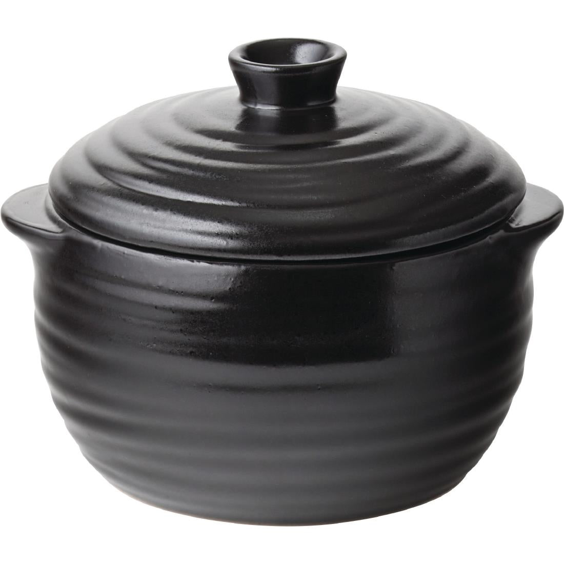 GM050 Utopia Tribeca Casserole Dish Ebony 0.65Ltr (Pack of 6)