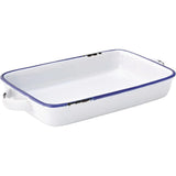 GM076 Utopia Avebury Blue Large Rectangular Dish 220mm (Pack of 12) - JD Catering Equipment Solutions Ltd