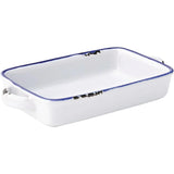 GM077 Utopia Avebury Blue Small Rectangular Dish 175mm (Pack of 12) - JD Catering Equipment Solutions Ltd