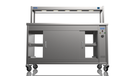 Nordstar Single Tier Gantry and Pass Through Hot Cupboard 1500mm
