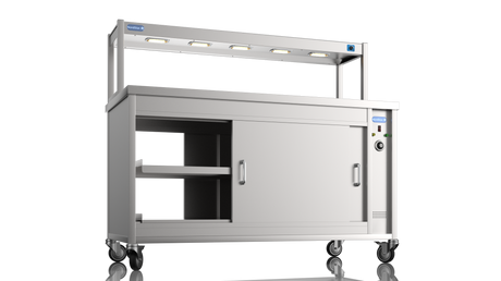 Nordstar Single Tier Gantry and Pass Through Hot Cupboard 1500mm