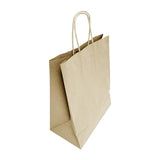 HY762 Fiesta Recyclable Twist Handle Paper Bag Brown – Medium (Pack 250)