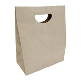 HY768 Fiesta Recyclable D Cut Handle Paper Bag Brown – Large (Pack 250)