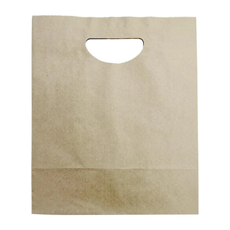 HY768 Fiesta Recyclable D Cut Handle Paper Bag Brown – Large (Pack 250)
