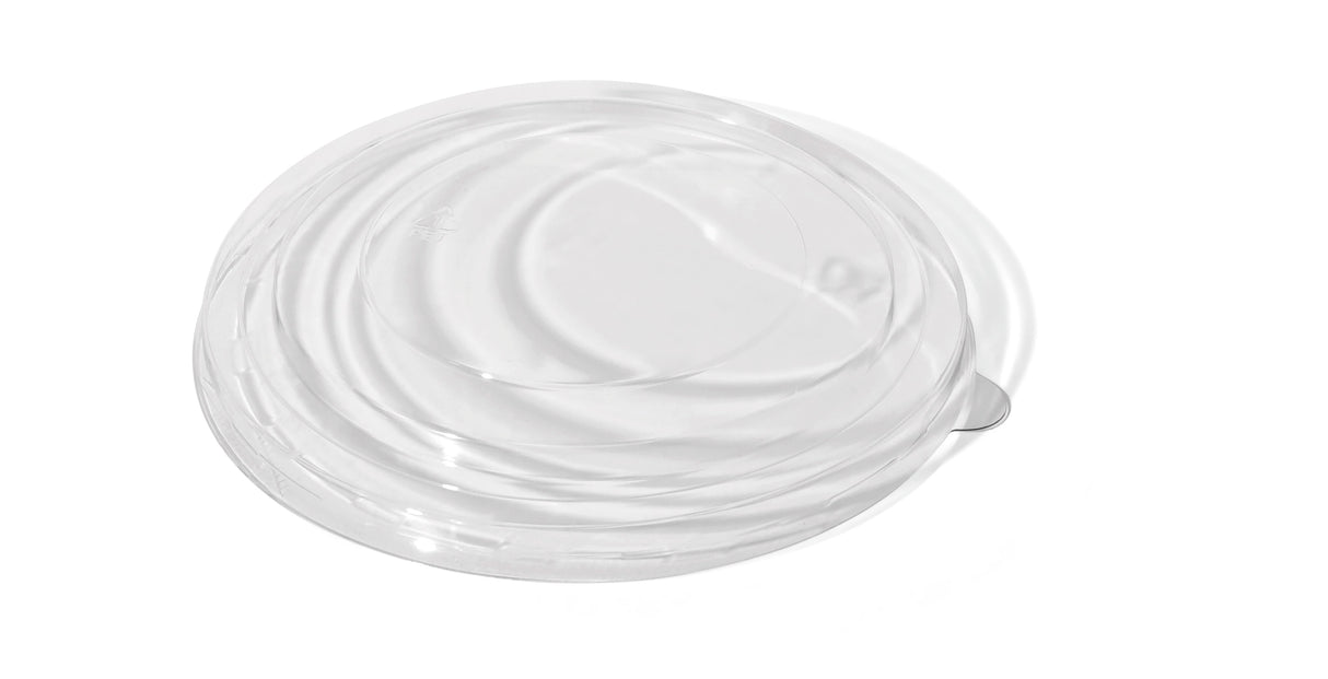 FP-SBLID150 150mm Dia PET Deli / Salad Bowl Lid - Fits 500/750/1000ml - (300 per ctn)