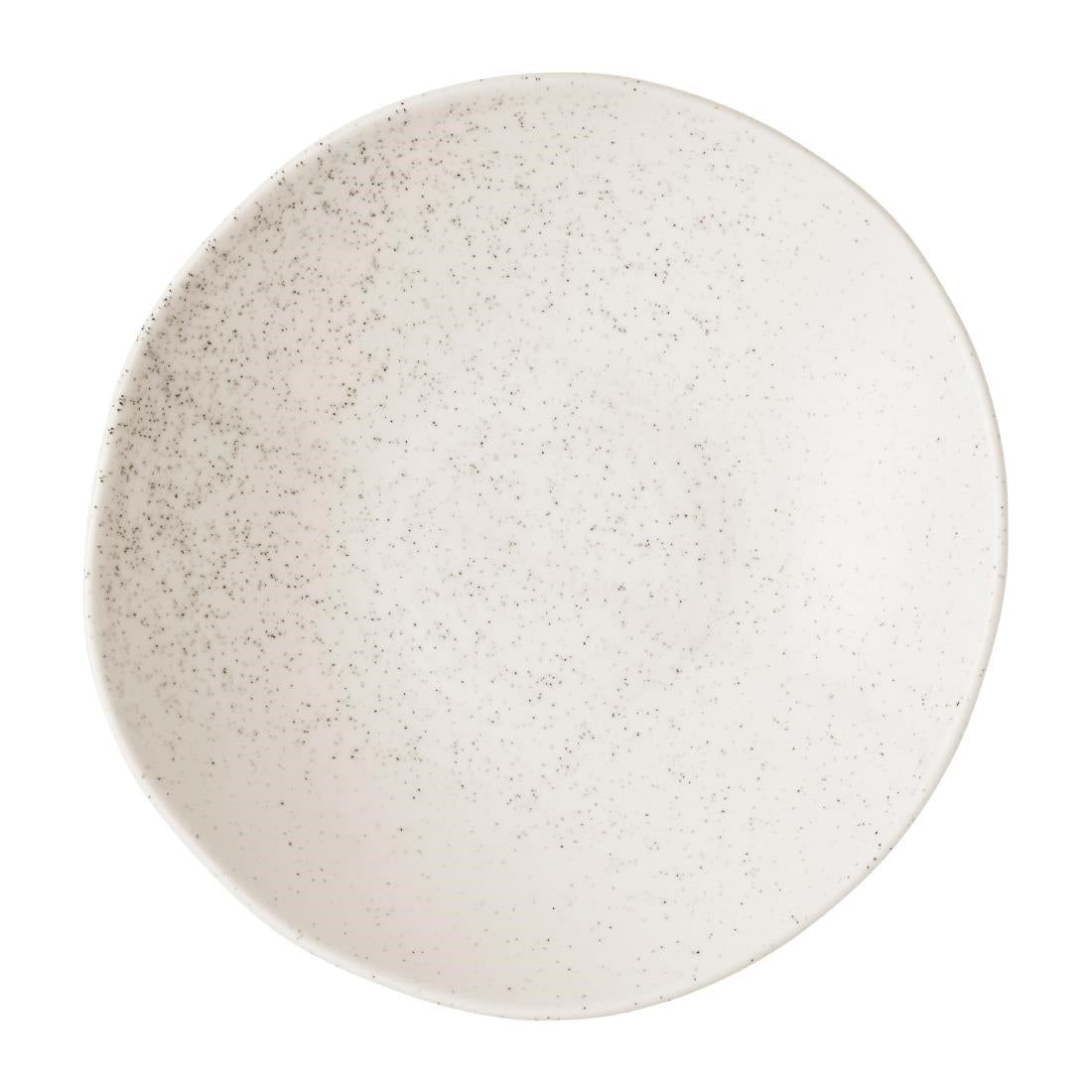 JF643 Churchill Barley White Natural Organic Coupe Bowl - 220mm (Pack 6) (Direct)