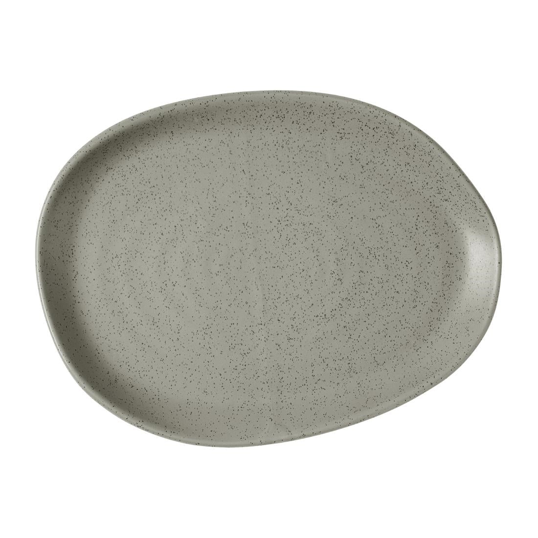 JF650 Churchill Peppercorn Grey Natural Organic Platter - 260x200mm (Pack 6) (Direct)