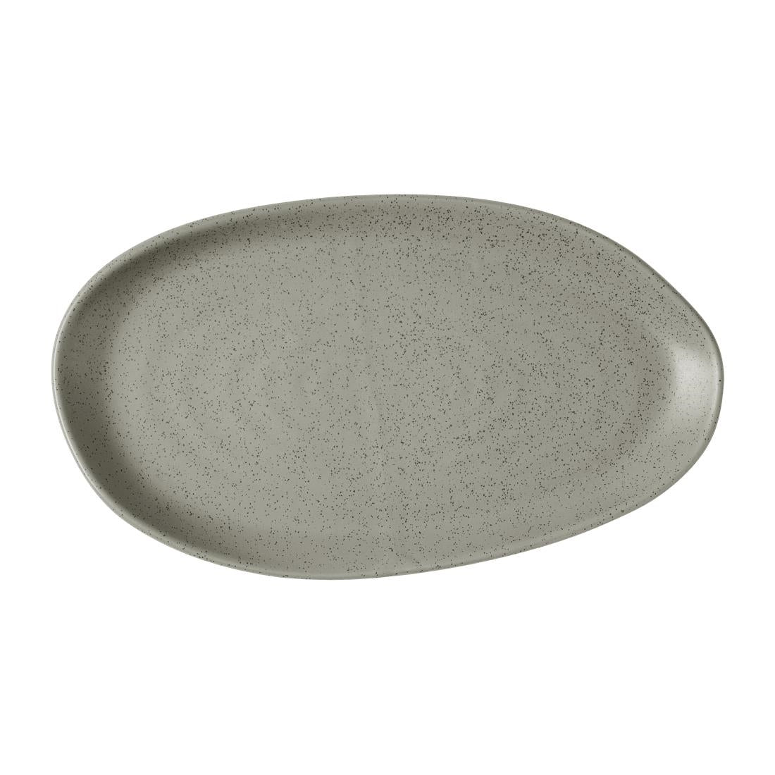 JF651 Churchill Peppercorn Grey Natural Organic Platter - 260x150mm (Pack 6) (Direct)
