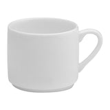 Elia Glacier Fine China Stackable Espresso Cups 100ml (6 Pack)