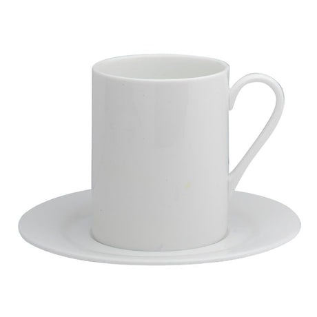 Elia Glacier Fine China Mug Saucers 155mm (6 Pack)
