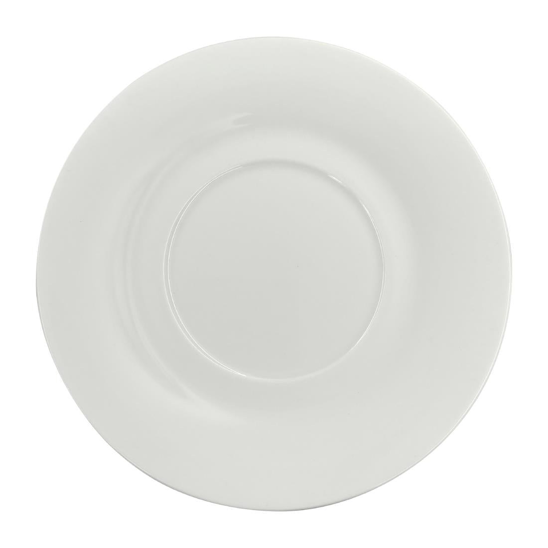 Elia Glacier Fine China Mug Saucers 155mm (6 Pack)