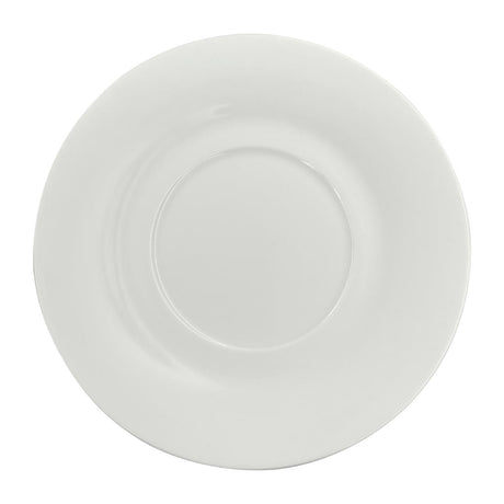 Elia Glacier Fine China Mug Saucers 155mm (6 Pack)