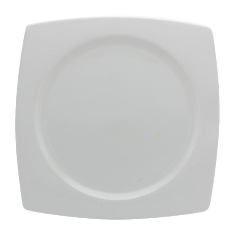 Elia Glacier Fine China Square Plates 190x190mm (6 Pack)