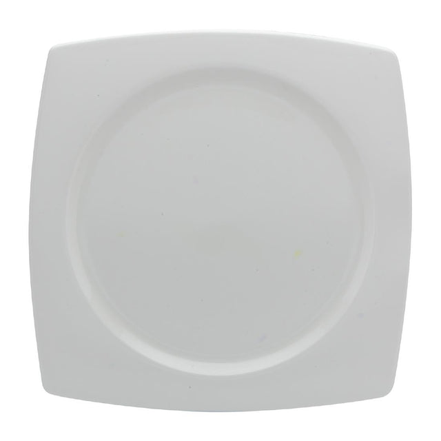 Elia Glacier Fine China Square Plates 190x190mm (6 Pack)