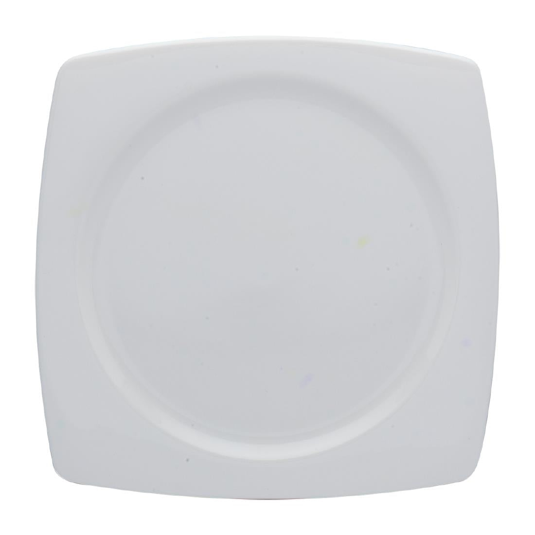 Elia Glacier Fine China Square Plates 260x260mm (6 Pack)
