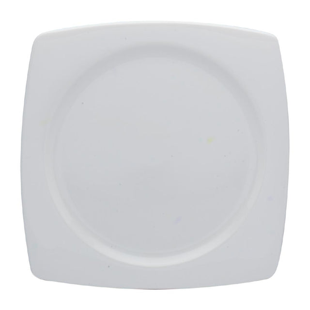 Elia Glacier Fine China Square Plates 260x260mm (6 Pack)