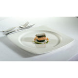 Elia Glacier Fine China Square Plates 260x260mm (6 Pack)