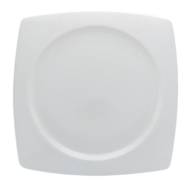 Elia Glacier Fine China Square Plates 310mm (4 Pack)