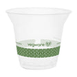 Vegware Slim Cold Cups Green Band PLA 96-Series 256ml (1000 Pack)