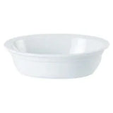Pack Size 6 - Porcelite Lipped Oval Pie Dish 18cm/7" 35.5cl/12.5oz - 15432 - JD Catering Equipments Ltd