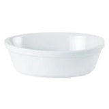 Pack Size 6 - Porcelite Oval Pie Dish 16cm/6.25" 35.5cl/12.5oz - 15440 - JD Catering Equipments Ltd