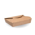 BioBoard Hot Food Box #2 - Kraft - 1,100ml - 280/ctn - kraft - BioPak commercial catering consumable