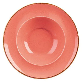Seasons Coral Pasta Plate 26cm 173925CO Pack Size 6 - JD Catering Equipment Solutions Ltd