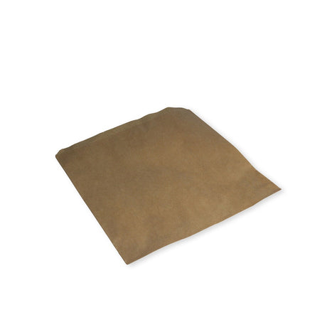 Strung Bag - Kraft - 7" - 1,000/ctn - kraft - BioPak commercial catering consumable