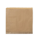 Strung Bag - Kraft - 12" - 500/ctn - kraft - BioPak commercial catering consumable