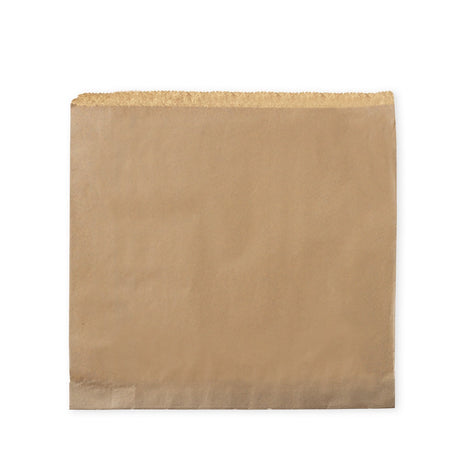 Strung Bag - Kraft - 12" - 500/ctn - kraft - BioPak commercial catering consumable