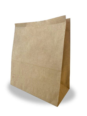 Grab Bag - Kraft - 32x38x16cm - 250/ctn - kraft - BioPak commercial catering consumable